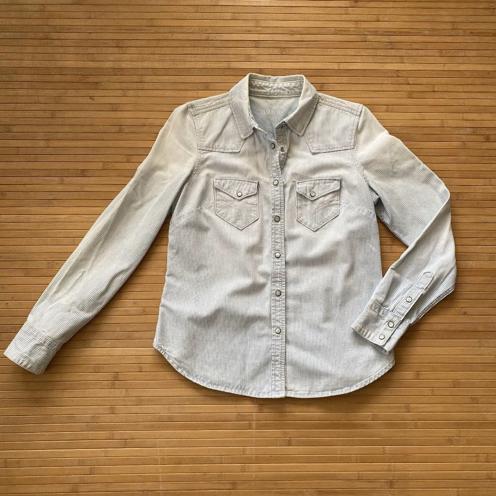 Gap Striped Button Down Shirt